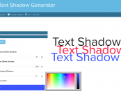 CSS Text Shadow Generator