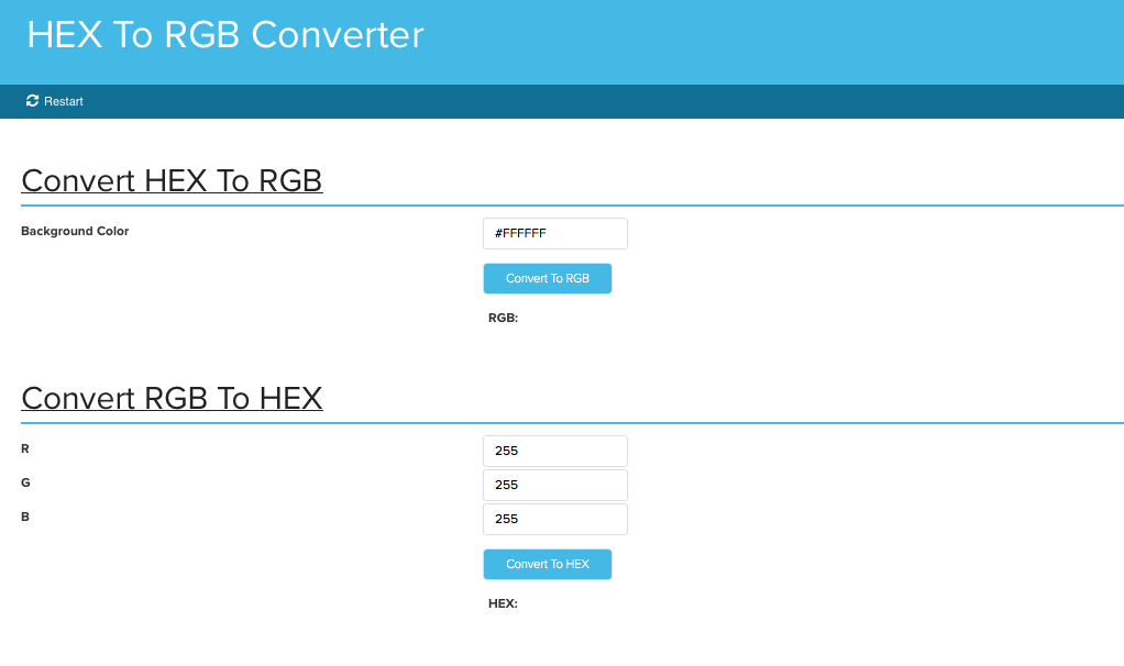 HEX To RGB Converter GigaBook